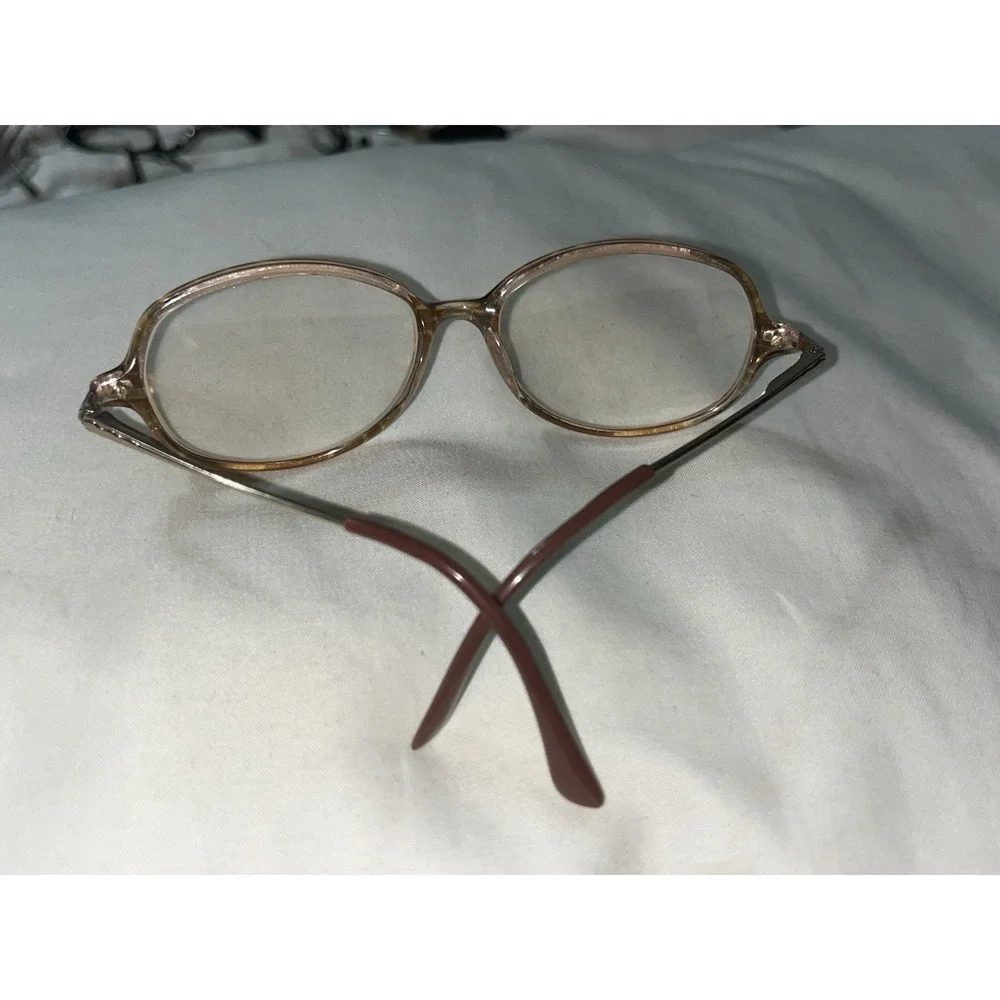 SAFILO ITALY 53-15-135 EYEGLASSES FRAME BROWN PLASTIC 3525